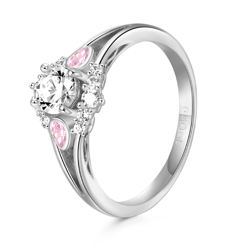 Gnoce Elegant Round Cut Promise Ring_3