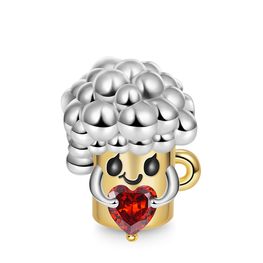 Gnoce Beer with Bubbles Embraces Heart Gem Charm_1