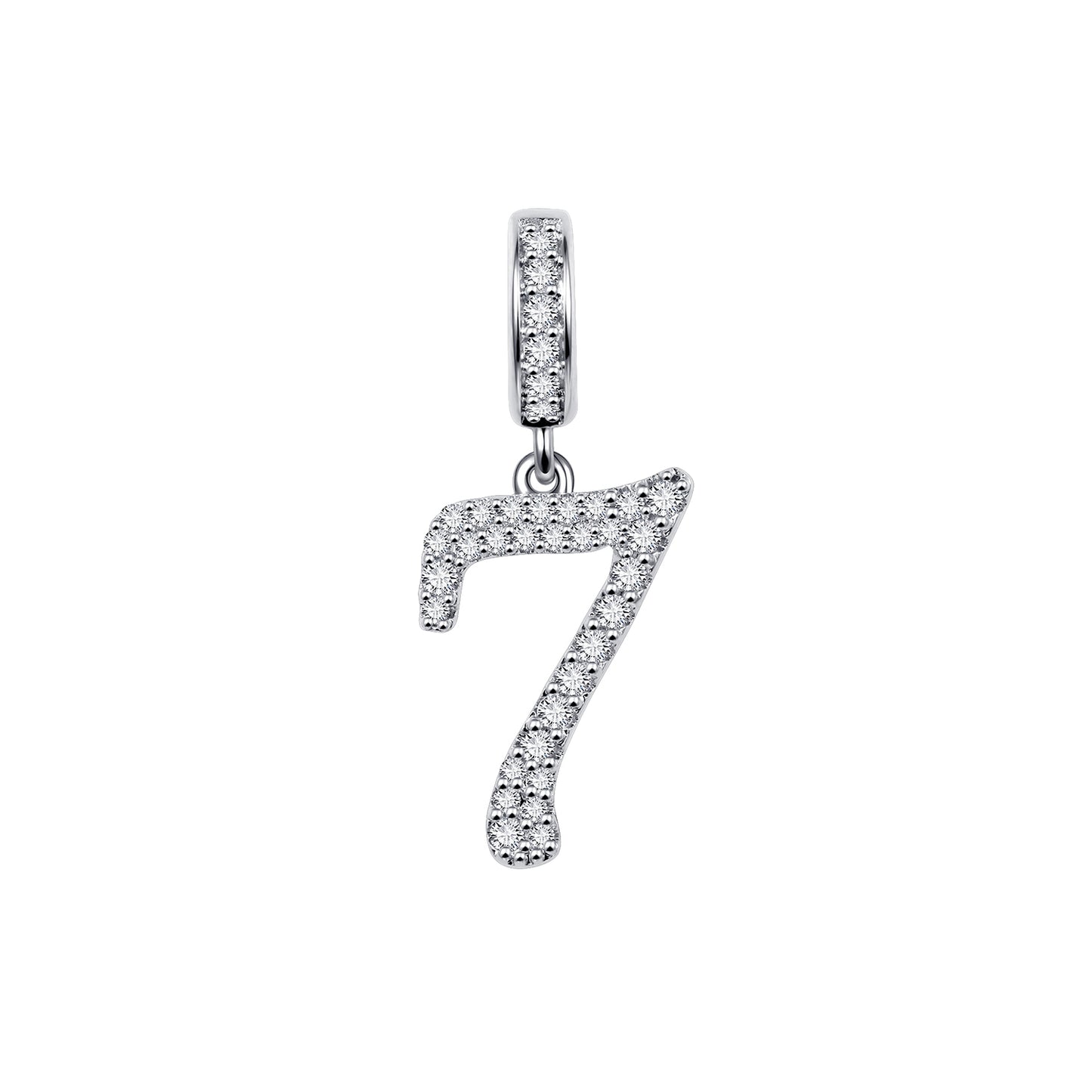 Gnoce "My Lucky Number" Sterling Silver with Cz_1