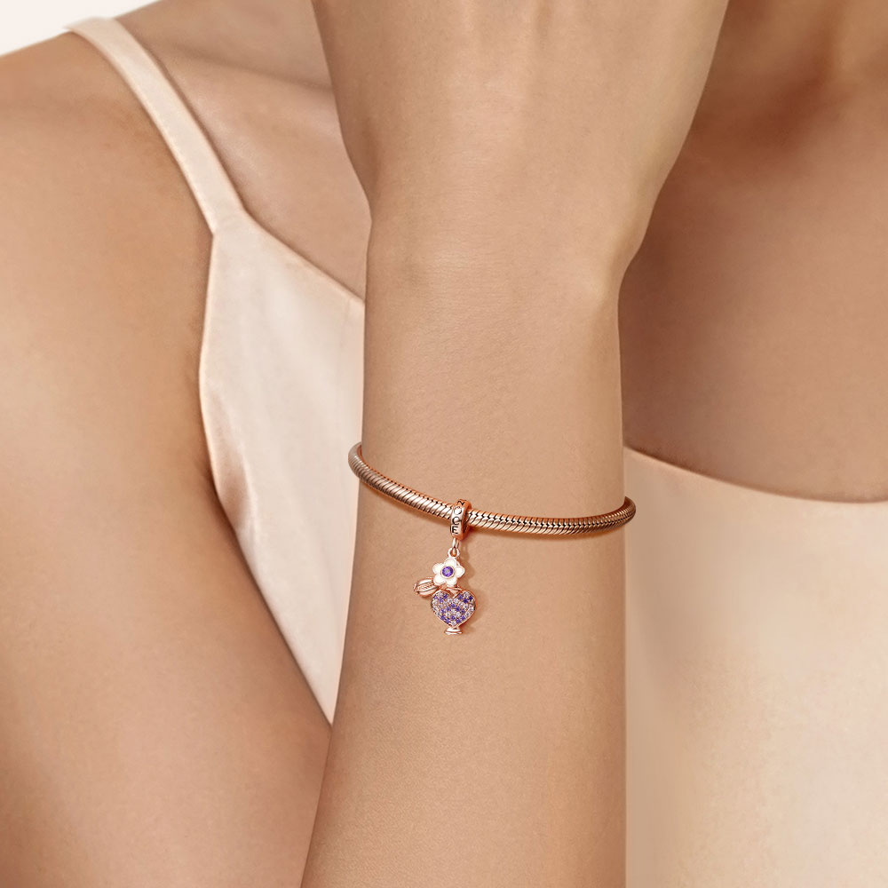 Gnoce Exquisite Perfume Heart Bottle Pendant Dangle Charm_4