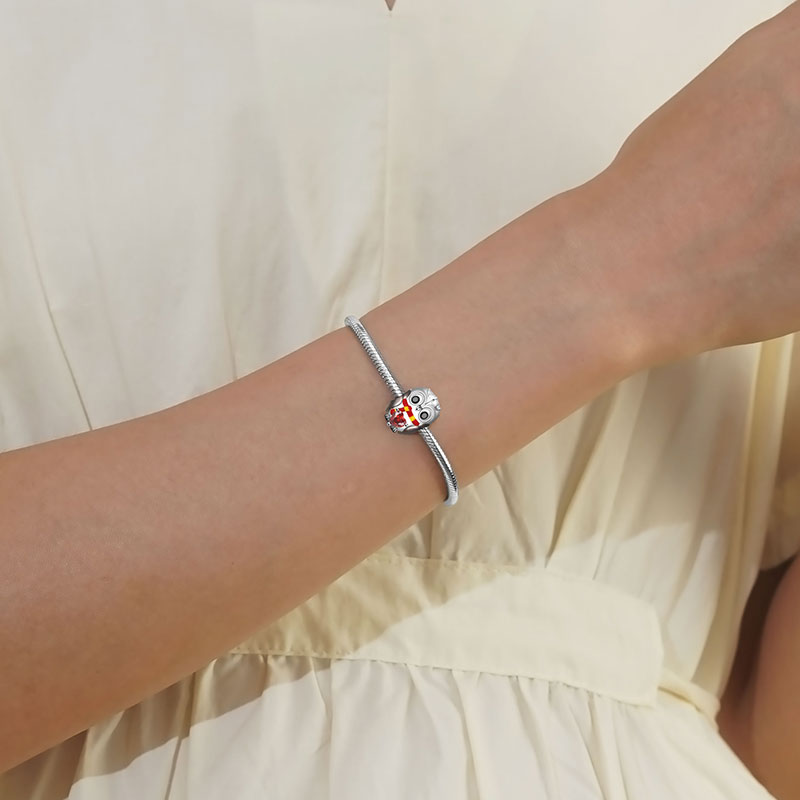 Gnoce Wise Owl Embraces Heart Gem Charm_5