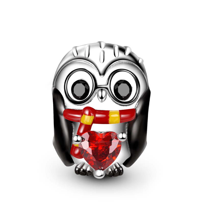 Gnoce Wise Owl Embraces Heart Gem Charm_1