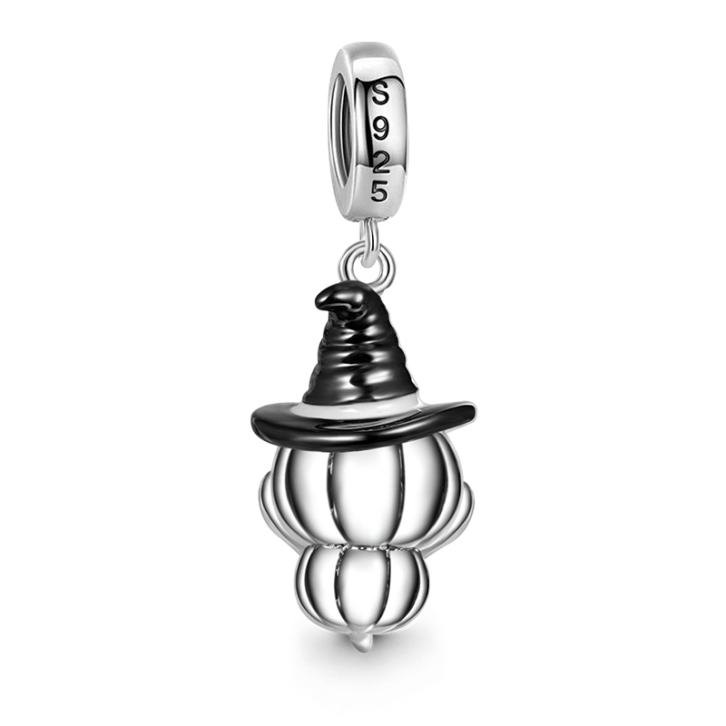 Gnoce Pumpkin Monster Embraces Heart Gem Pendant Dangle Charm_2