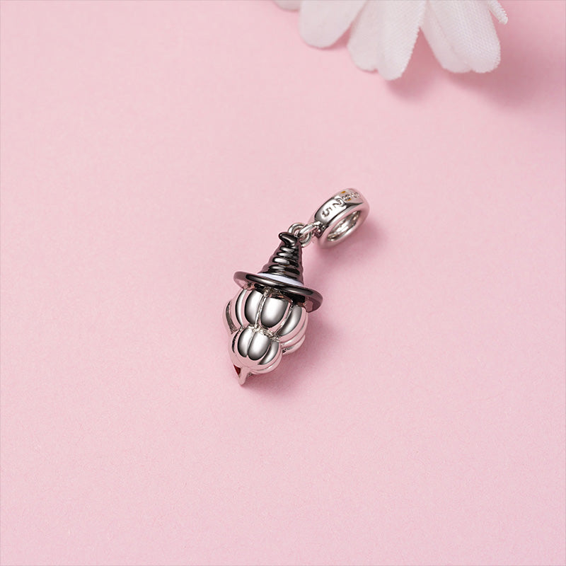 Gnoce Pumpkin Monster Embraces Heart Gem Pendant Dangle Charm_4