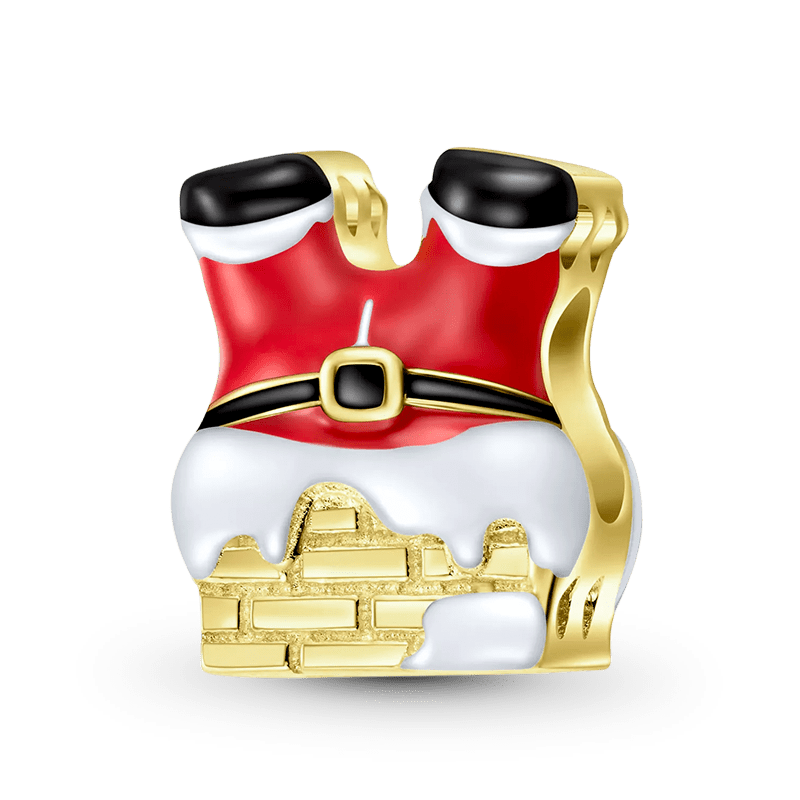 Gnoce Santa Claus Climbing the Chimney Charm_1