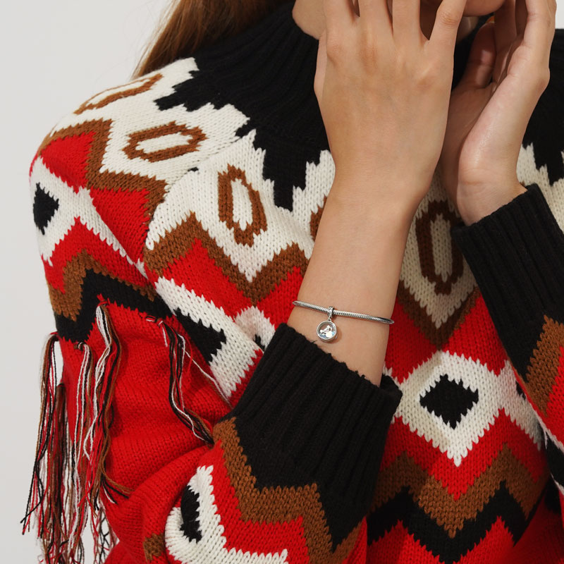 Gnoce Christmas Snowman Gift Pendant Dangle Charm_3