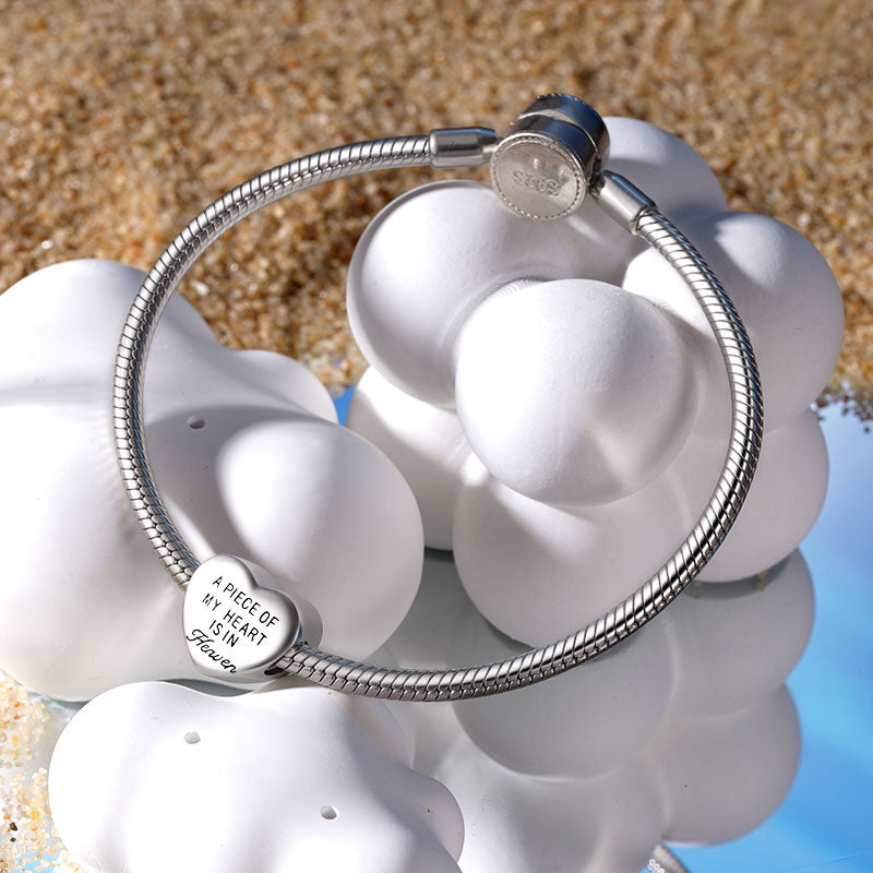 Gnoce Love Forever Heart Personalized Photo Charm_2