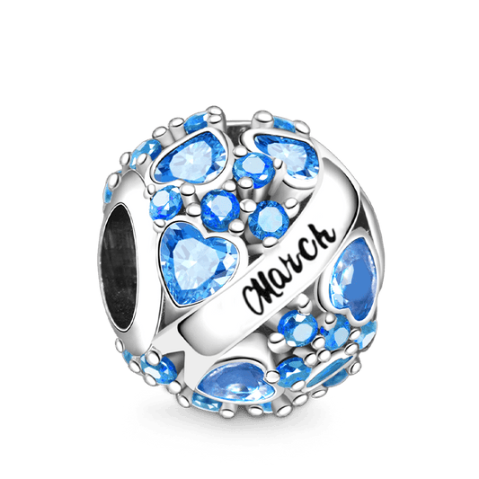 Gnoce Round Birthstone Personalized Charm_1