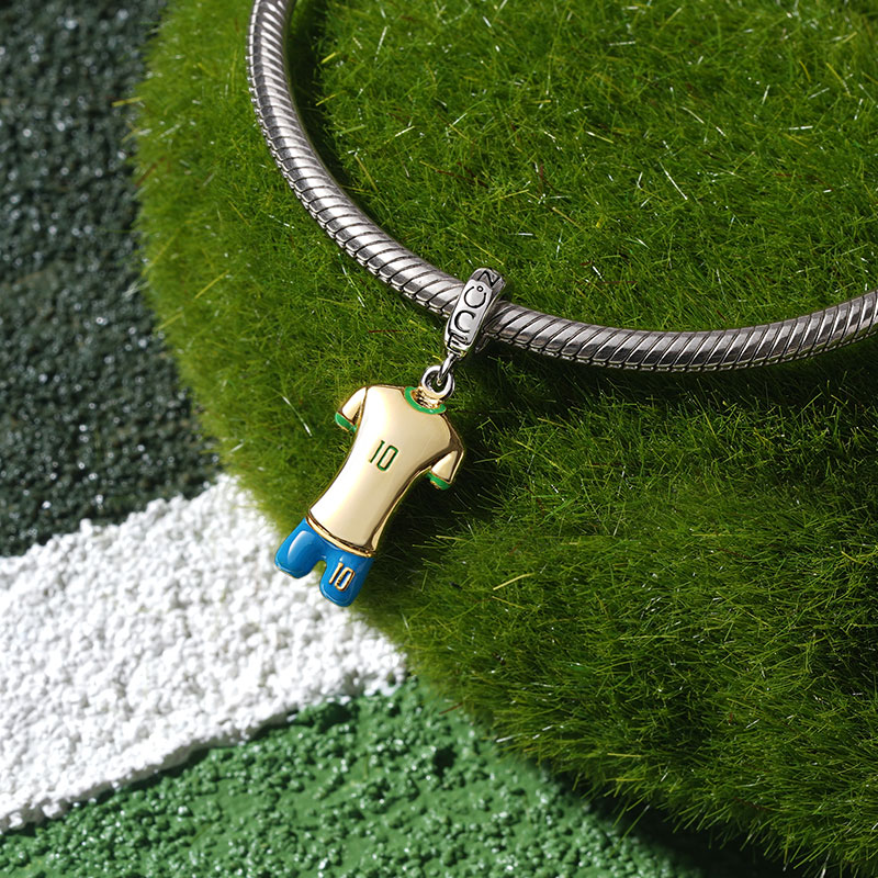 Gnoce Football Star Jerseys Pendant Dangle Charm_3