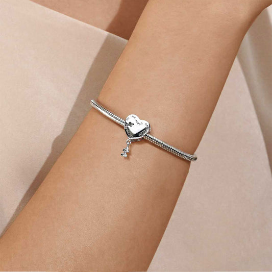 Gnoce "Only You" Sweet Love Heart Personalized Photo Charm_4