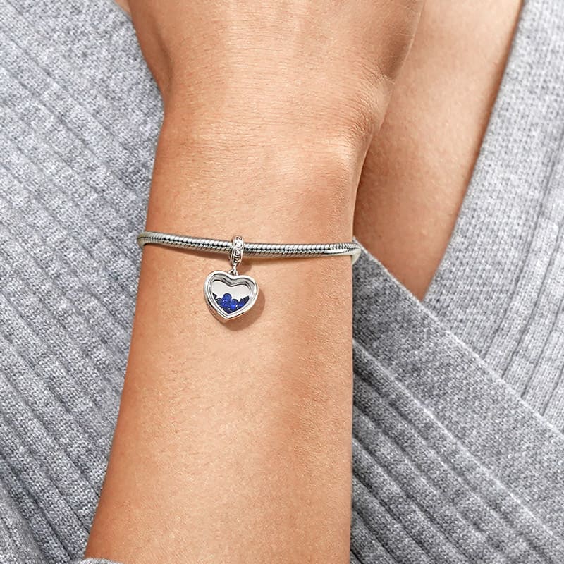 Gnoce Sep.Birthstone Heart Engravable Pendant Dangle Charm_4