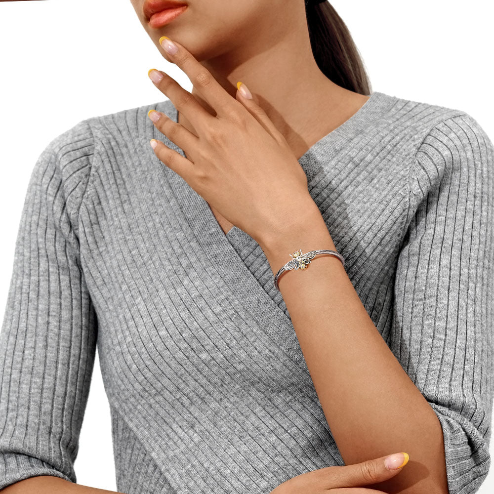 Gnoce Dancing Honey bee Stopper Charm_3