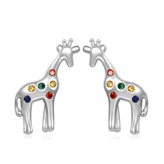 Gnoce Lovely Deer Stud Earrings_1