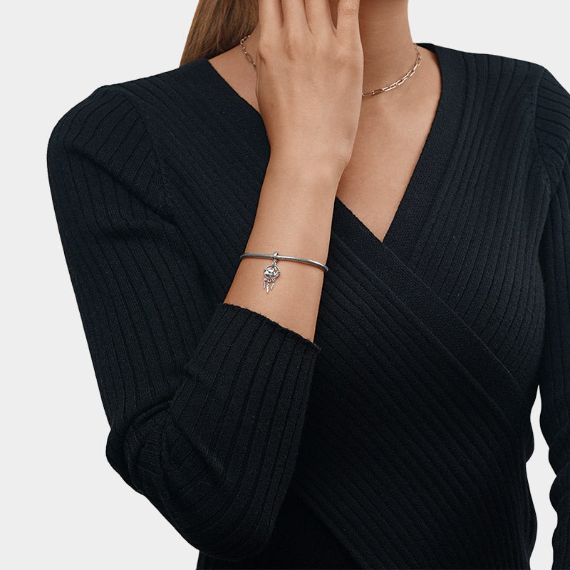 Gnoce Horse Dream Catcher Pendant Dangle Charm_3