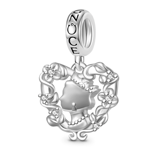 Gnoce Elegant Queen & Flower Pendant Dangle Charm_1