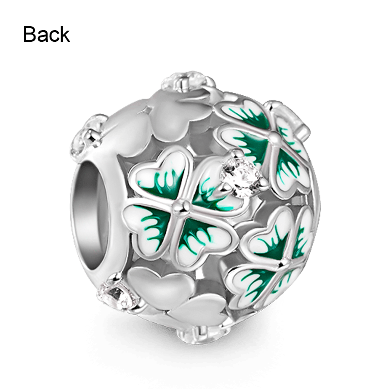 Gnoce Lucky Four Leaf Clover Charm_2