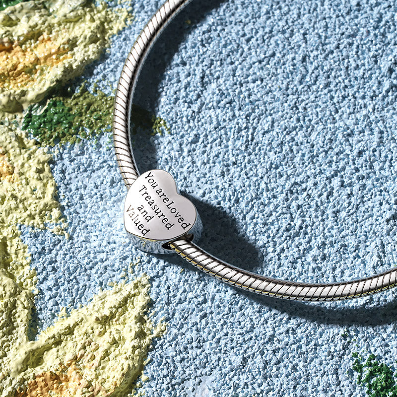 Gnoce "You're the Best " Heart Personalized Photo Charm_2