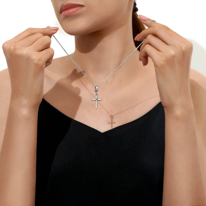 Gnoce Vintage Cross Pendant Dangle Charm_6