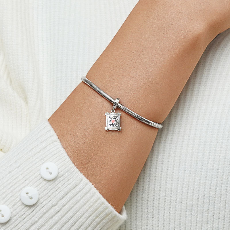 Gnoce Best Mom Ever Pendant Dangle Charm_5