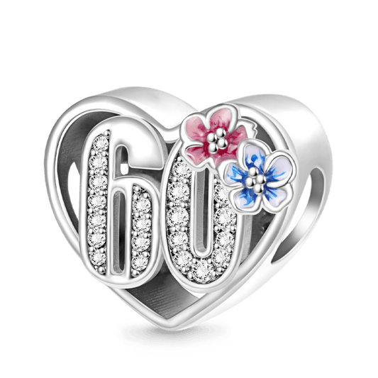 Gnoce Celebration 60th Birthday Heart Charm_1