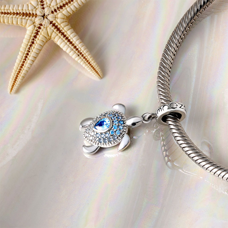 Gnoce Sea Turtle Pendant Dangle Charm_3