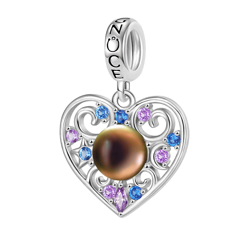 Gnoce Magic Heart Mood Pendant Dangle Charm_1