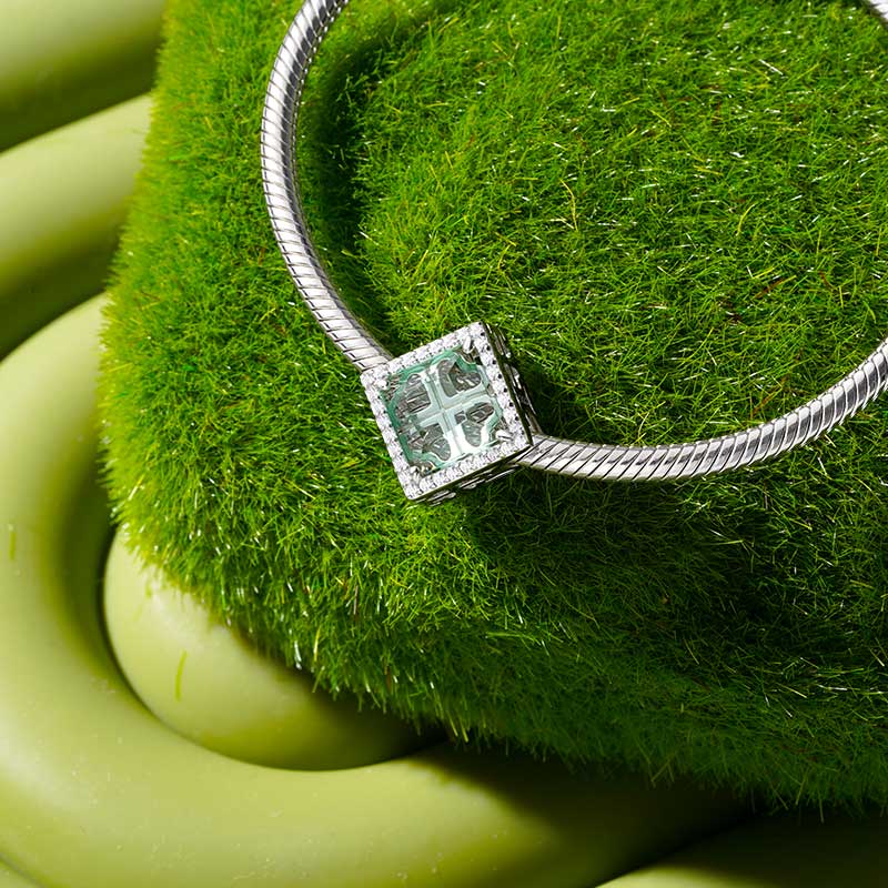 Gnoce Lucky Four-Leaf Clover Charm_3