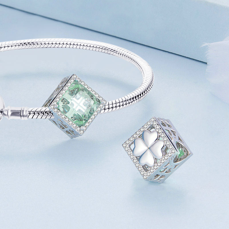 Gnoce Lucky Four-Leaf Clover Charm_2