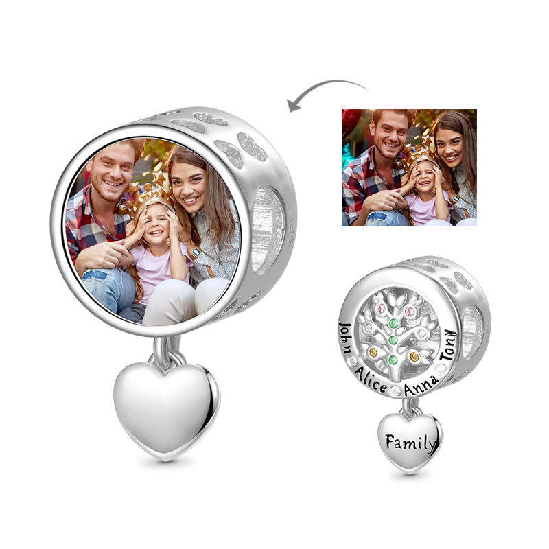 Gnoce Family Tree Engravable Photo Charm_1
