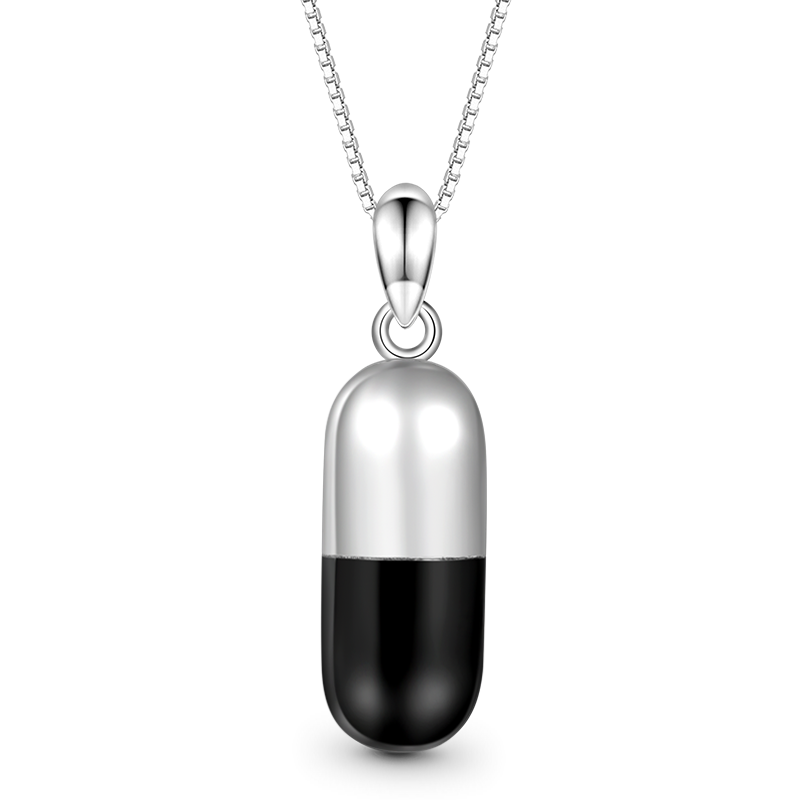 Gnoce Chill Pill Capsule Necklace_2