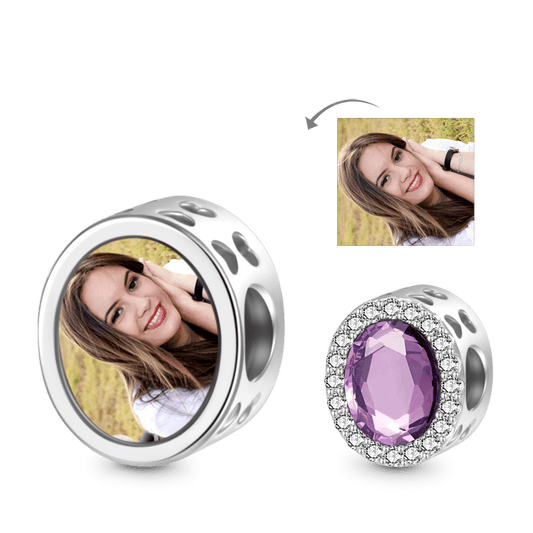 Gnoce Sparkling Personalized Photo Charm_1