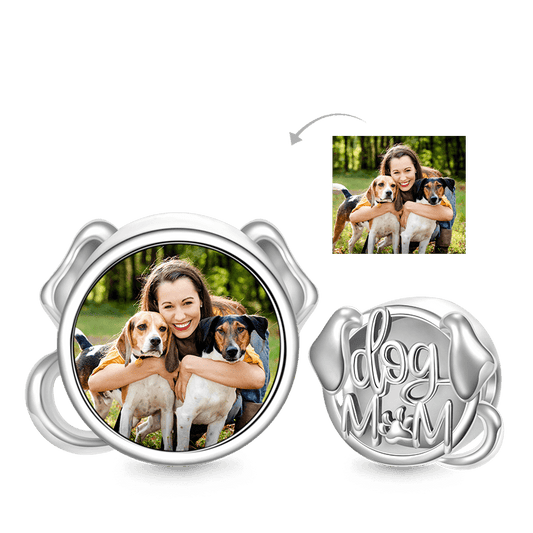 Gnoce Dog Mom Personalized Photo Charm_1