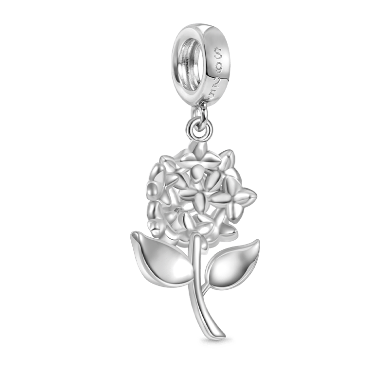 Gnoce Blooming Hydrangea Pendant Dangle Charm_2