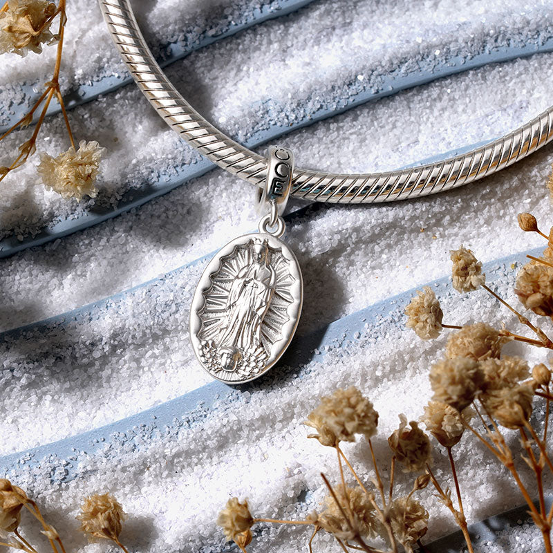 Gnoce Virgin of Guadalupe Pendant Dangle Charm_3