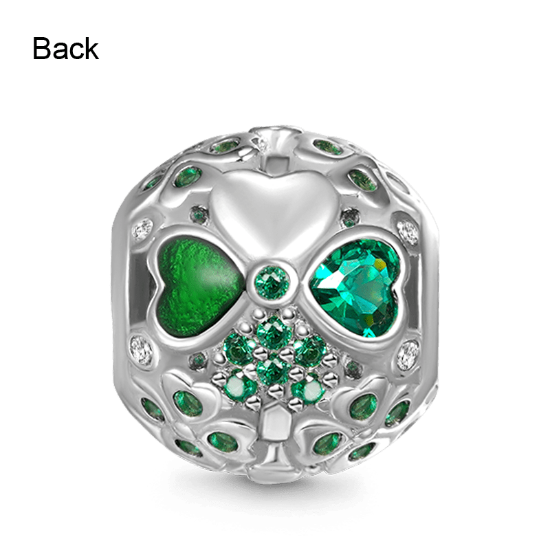 Gnoce Lucky Four Leaf Clover Charm_2