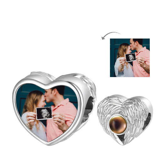 Gnoce Angel Wings Mood Personalized Photo Charm_1