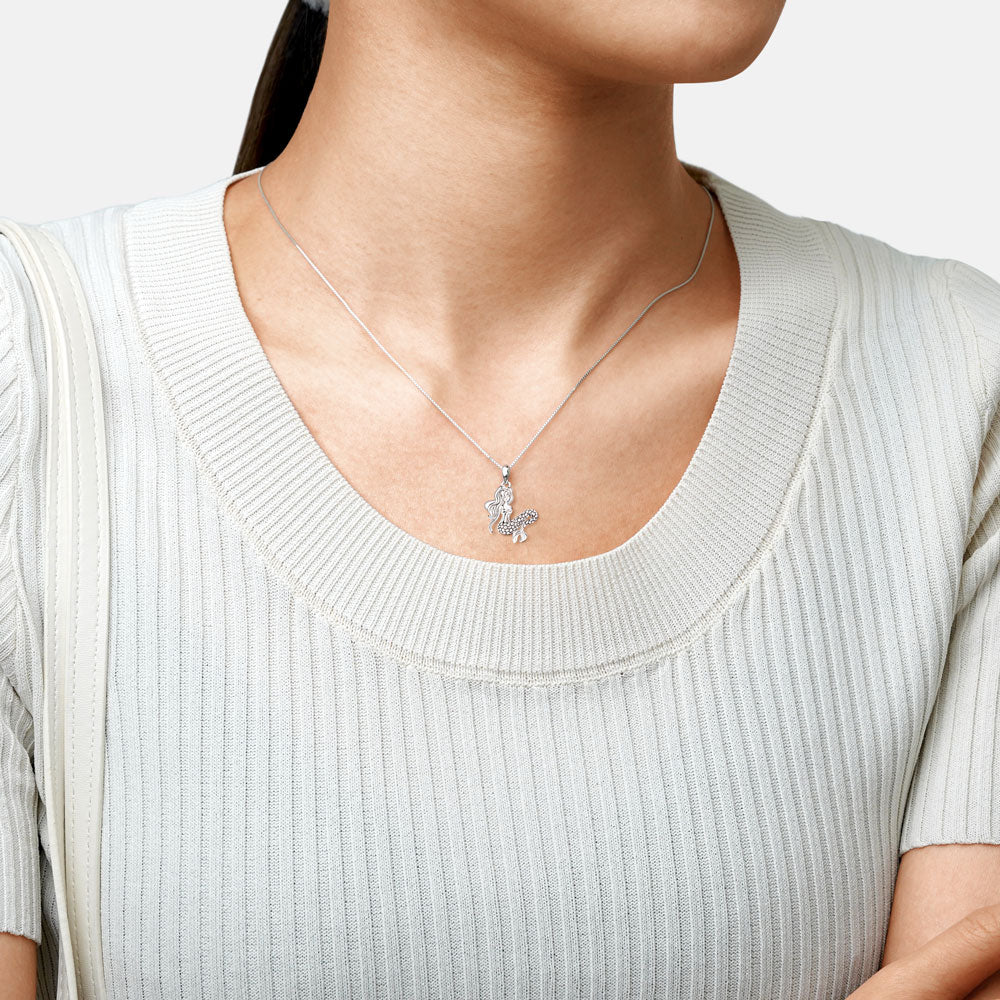 Gnoce Sleeping Mermaid Necklace_3