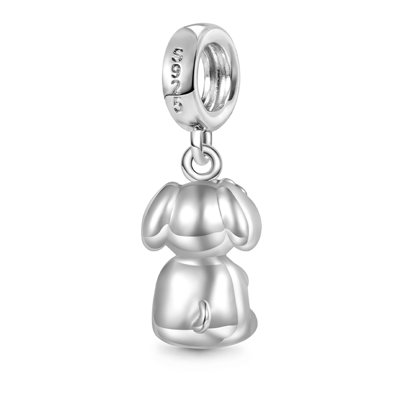 Gnoce Embrace Love Elephant & Baby Pendant Dangle Charm_2