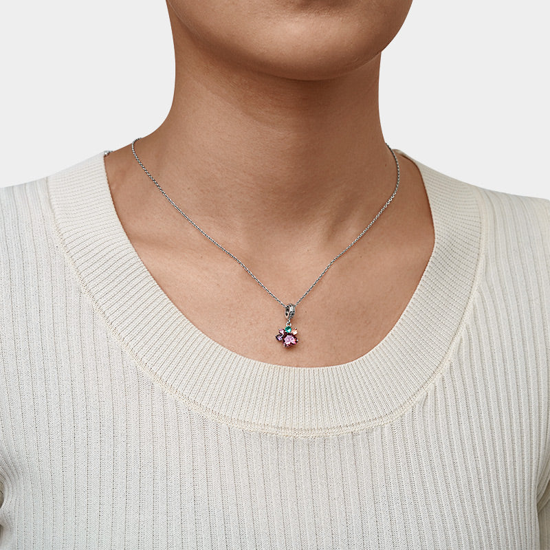 Gnoce Cute Pet Paw Pendant Dangle Charm_6