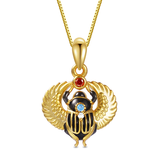 Gnoce Amulet Scarab Necklace_1