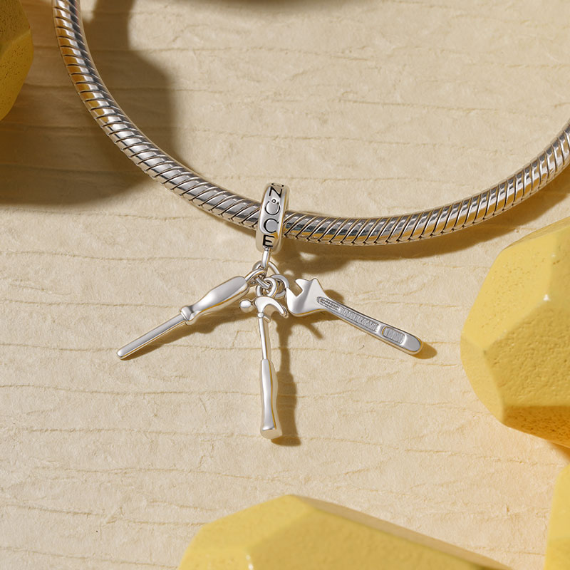 Gnoce Household Tools Triple set Pendant Dangle Charm_3