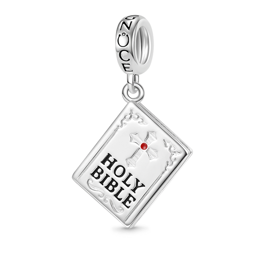 Gnoce Faithful Holy Bible Pendant Dangle Charm_1