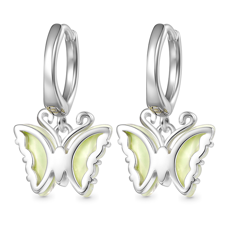 Gnoce Fantasy Butterfly Leverback Dangle Earrings_2