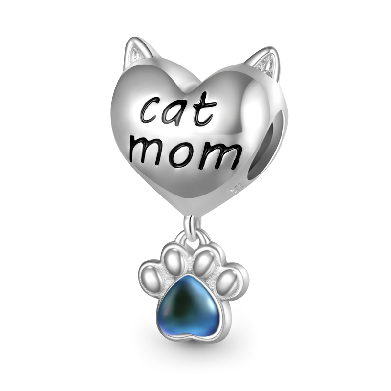 Gnoce Pet Cat Mom Paw Mood Charm_2