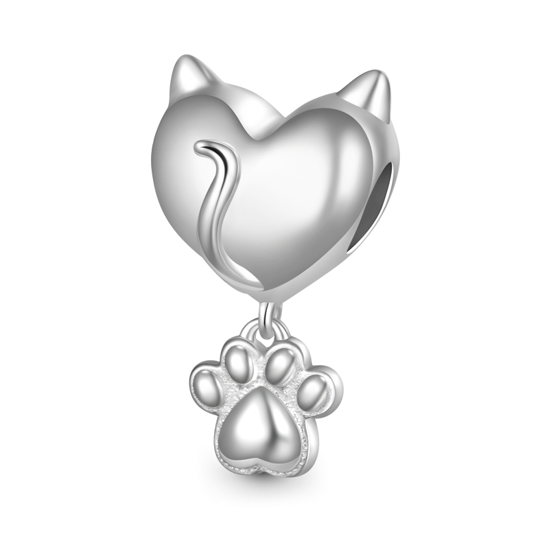 Gnoce Pet Cat Mom Paw Mood Charm_3