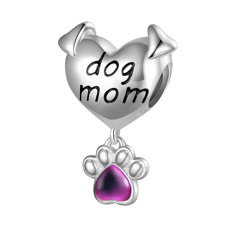 Gnoce Pet Dog Mom Paw Mood Charm_1