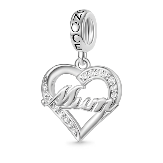 Gnoce Mum Heart Pendant Dangle Charm_1