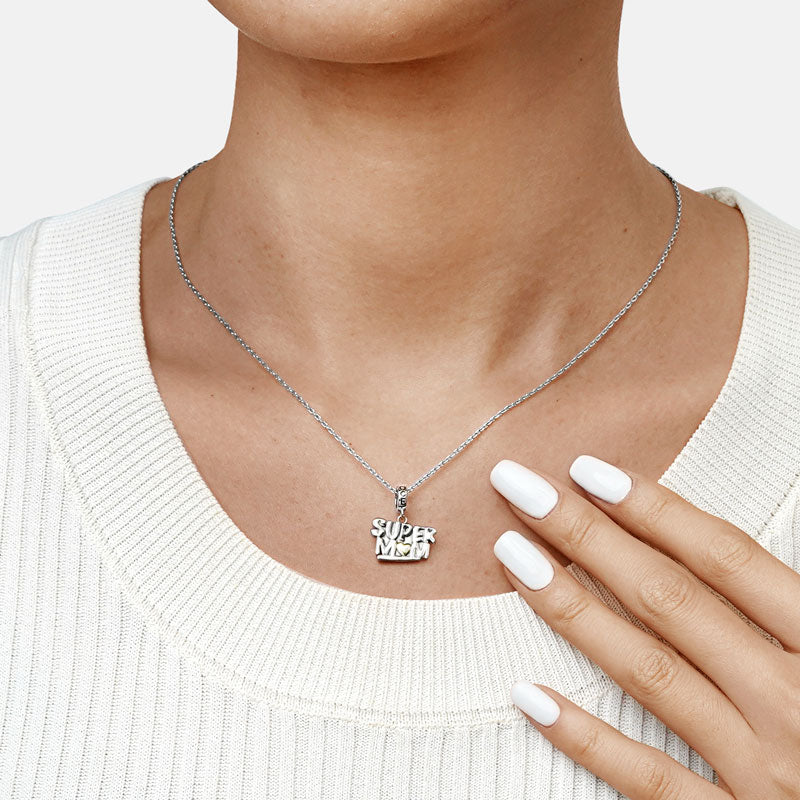 Gnoce Super Mom Pendant Dangle Charm_6