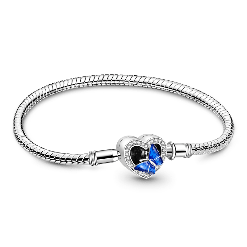 Gnoce Flying Butterfly Basic Snake Chain Bracelet_1