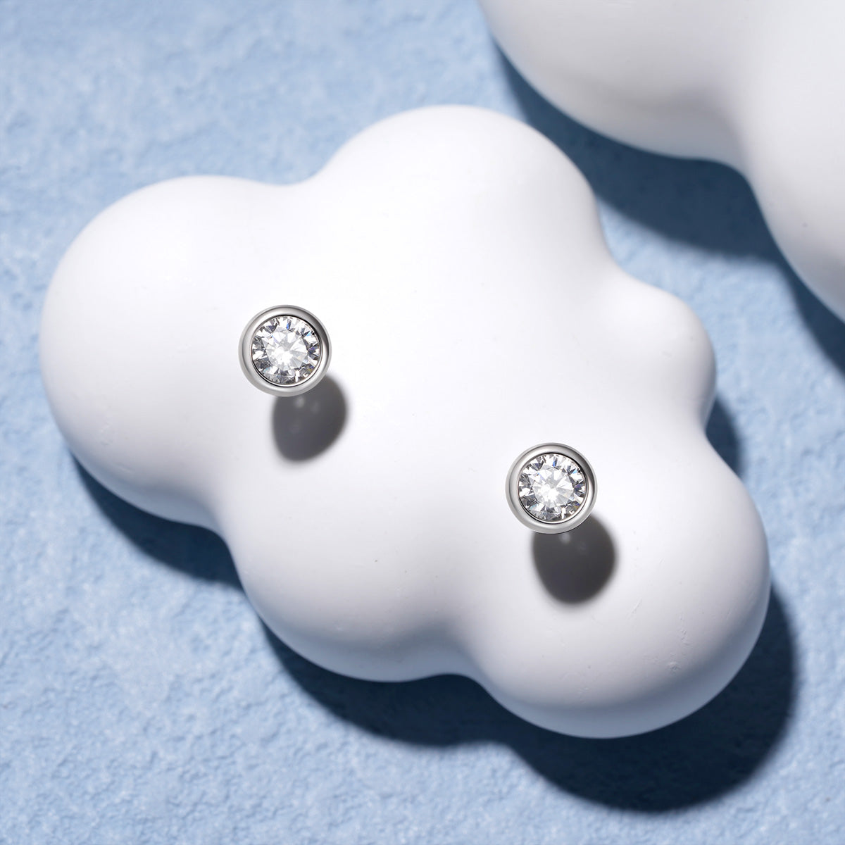 Gnoce Birthstone Round Stud Earrings_3